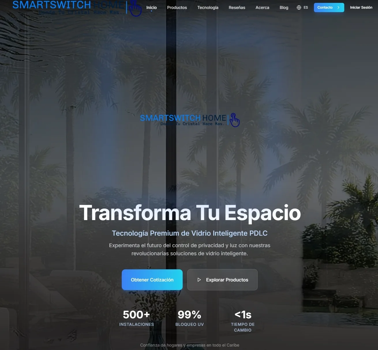 SmartSwitch Homes website screenshot